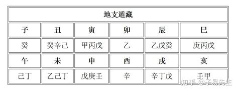 支藏天干|十二地支藏干口诀 – 地支藏干原理及作用